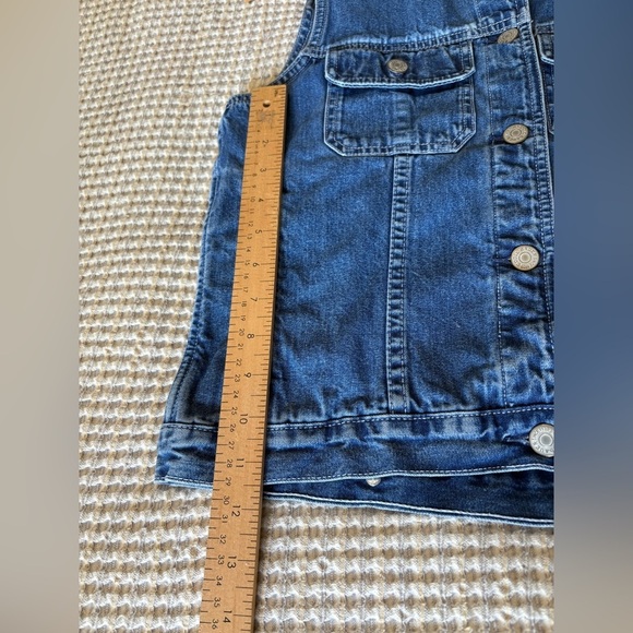 Eddie Bauer women’s vintage denim vest mid wash size small cotton - Picture 7 of 9